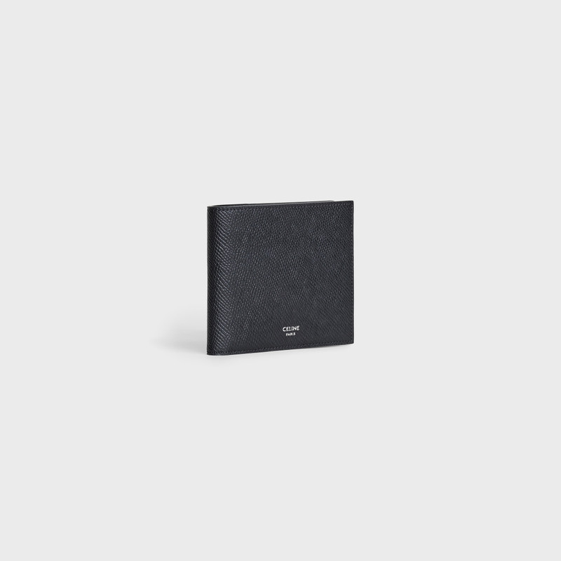 CELINE Bi-fold Wallet with Coin Compartment in grained calfskin outlook