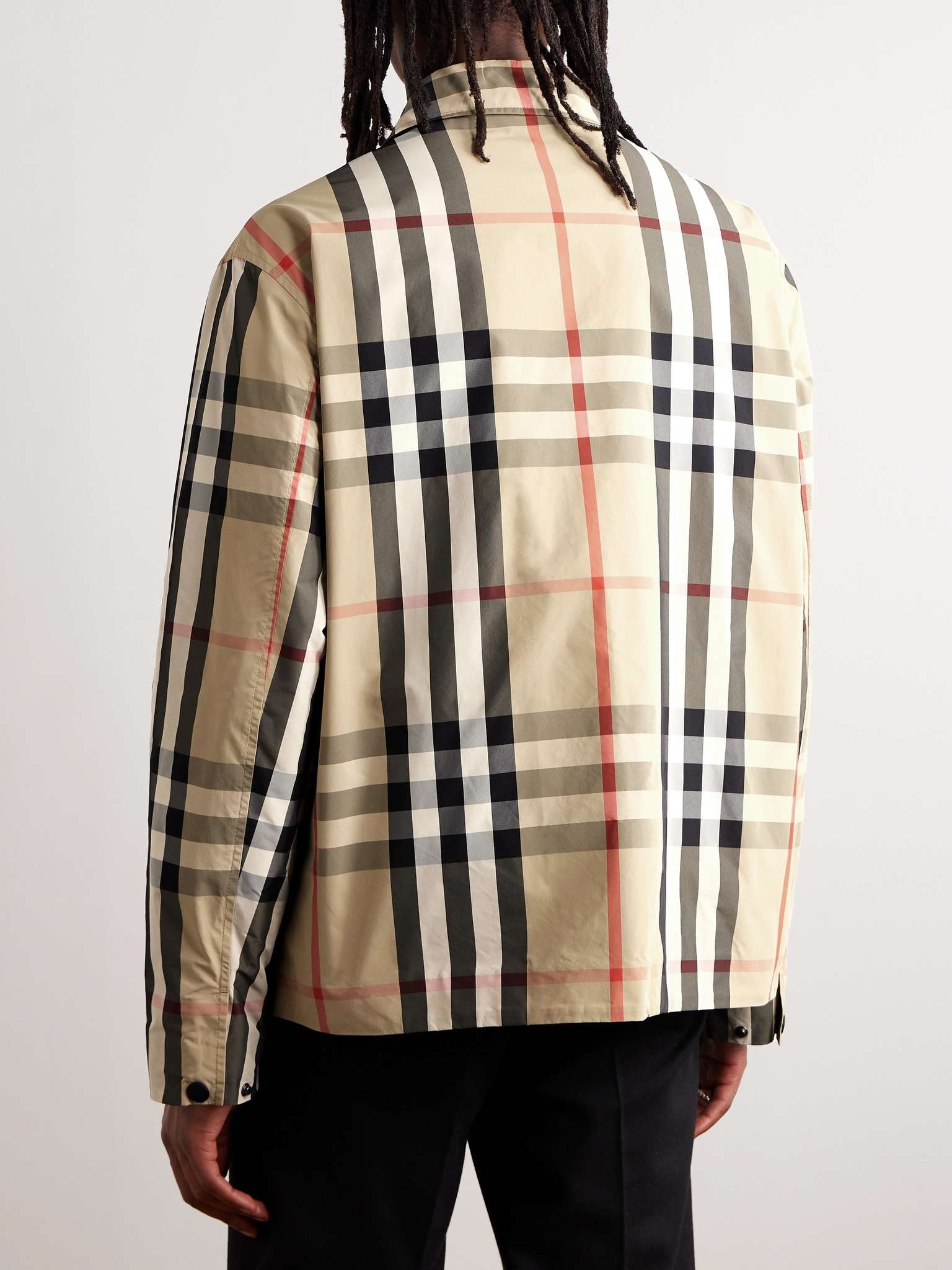 Checked Shell Coach Jacket - 4