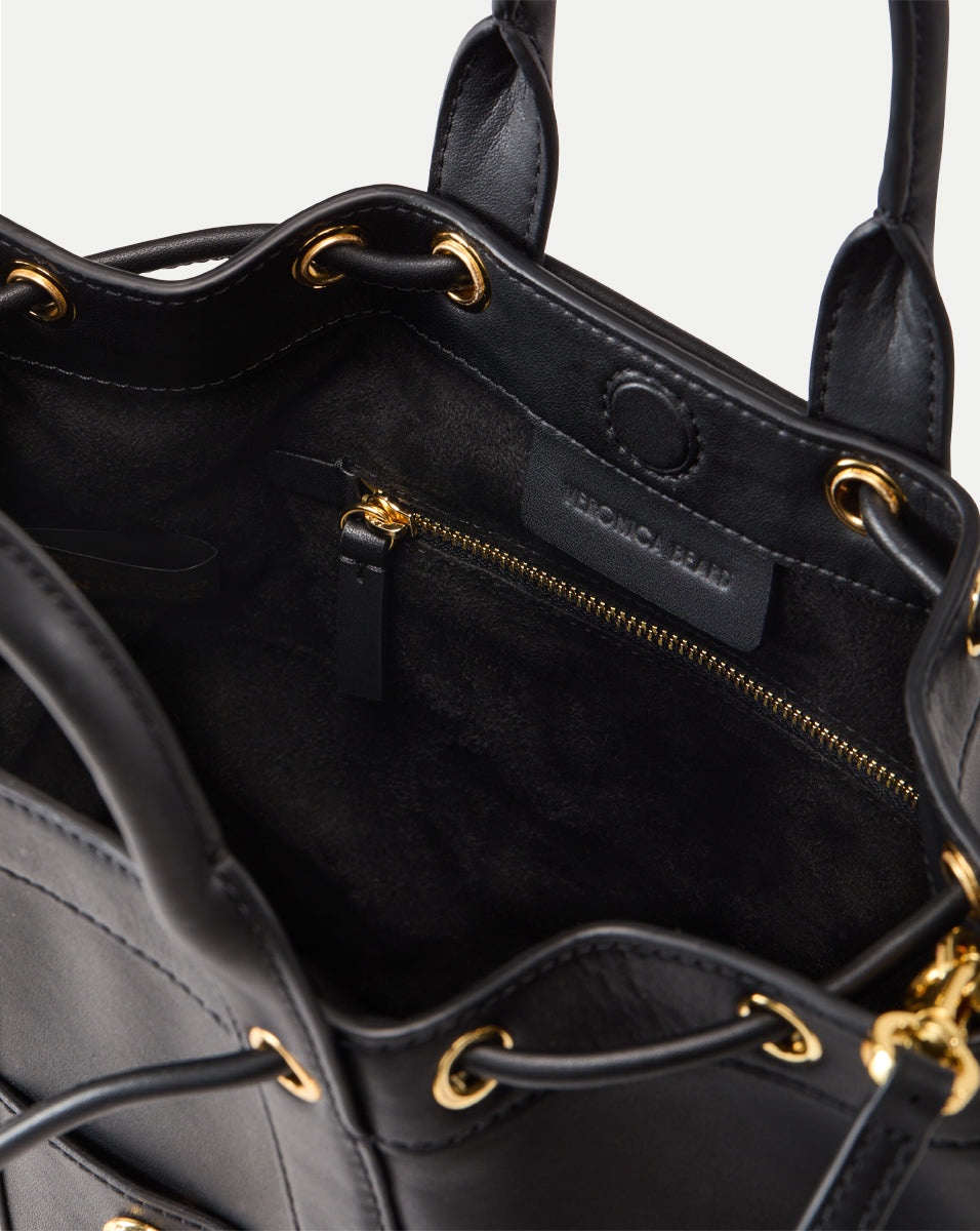 LEATHER VERONICA BEARD GOODY BAG - 4
