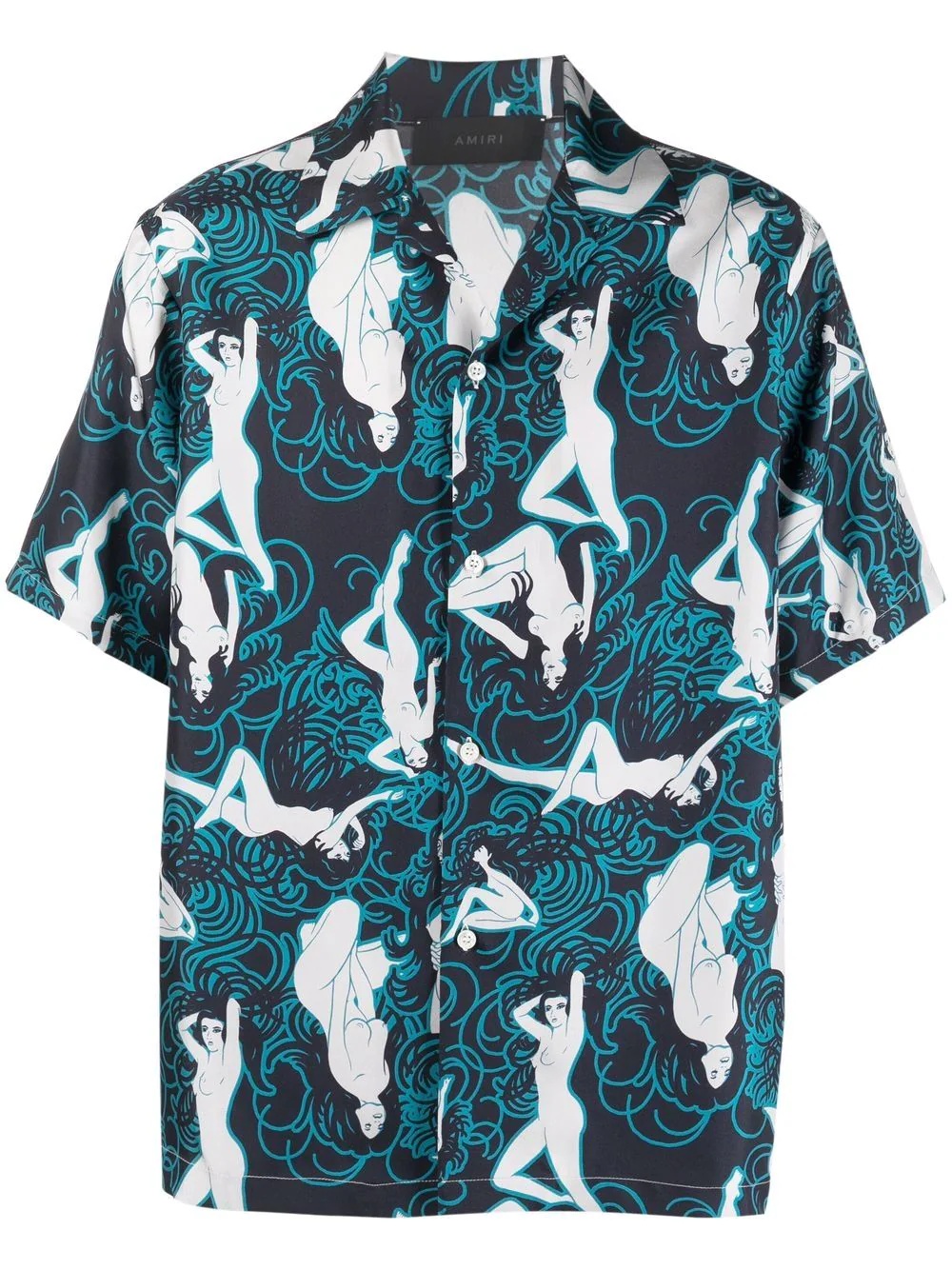 female figure-print shirt - 1