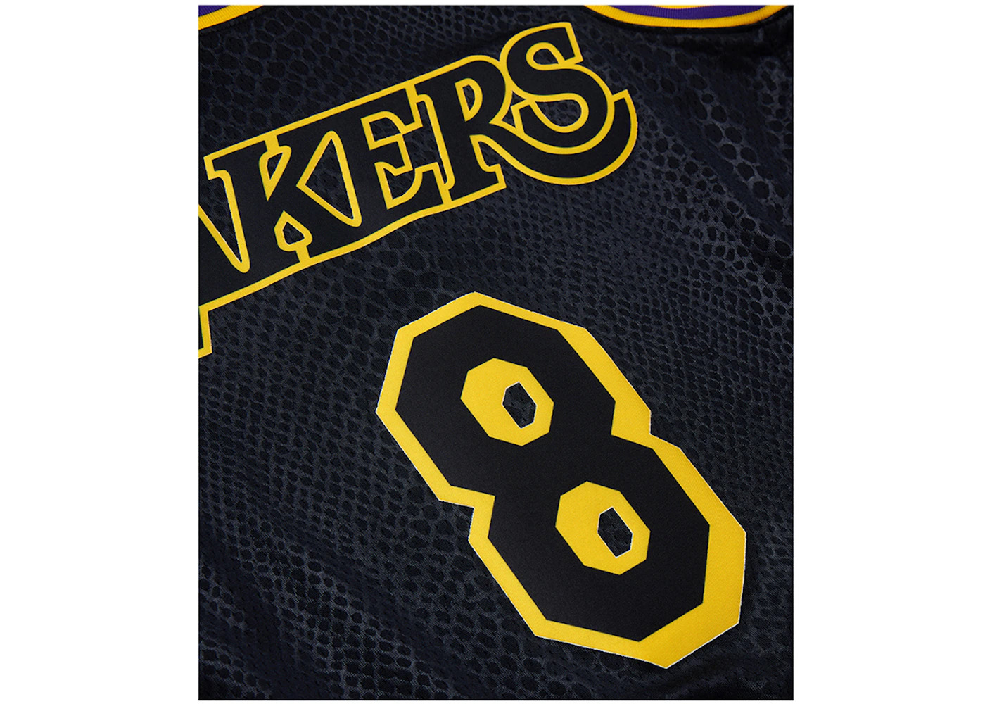Nike Kobe Mamba Mentality Los Angeles Lakers City Edition Swingman Jersey (FW23) Black - 3
