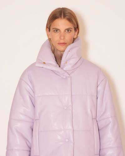 Nanushka HIDE - OKOBOR™ alt-leather puffer jacket - Lilac outlook