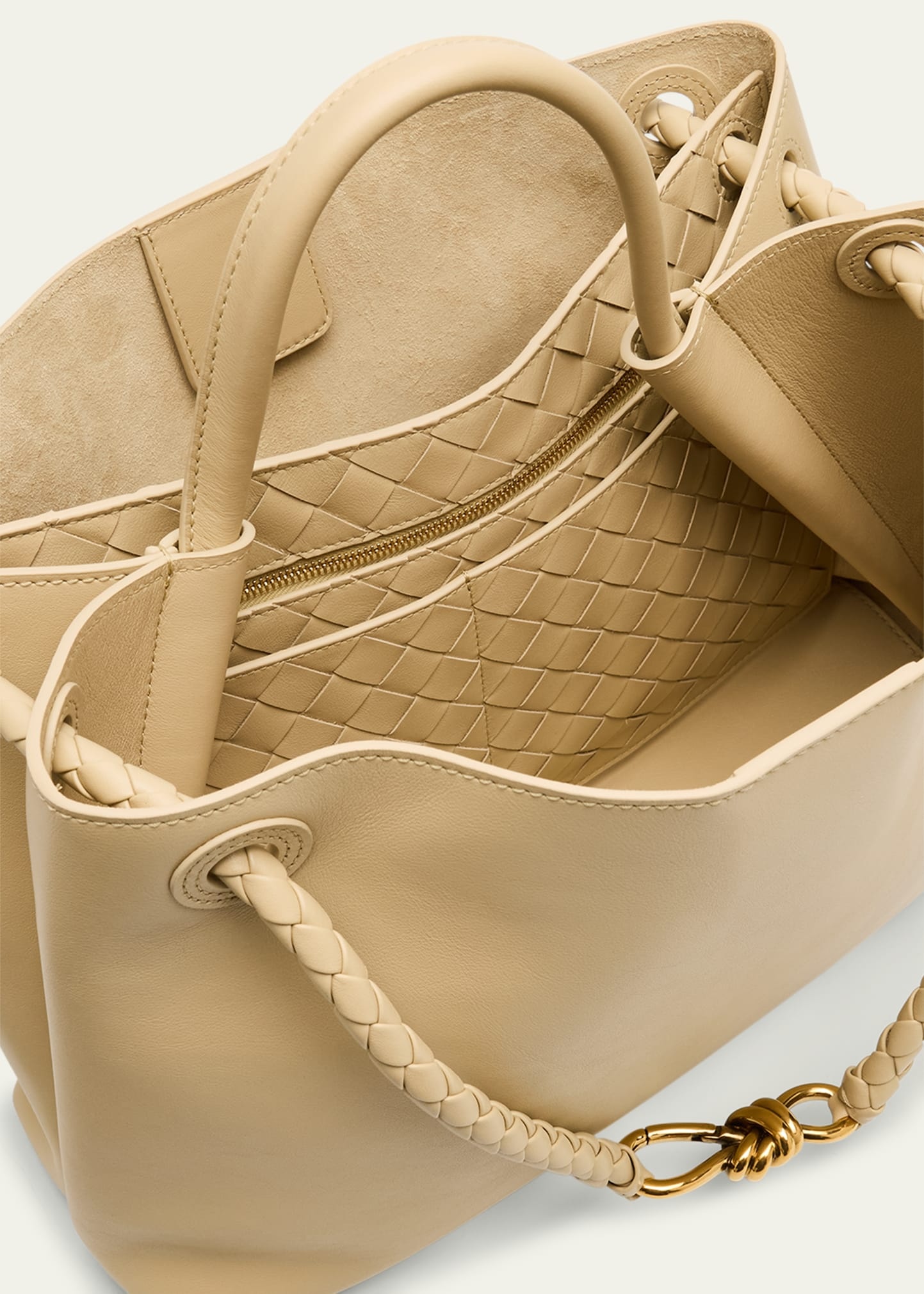 Andiamo Medium Leather Tote Bag - 4