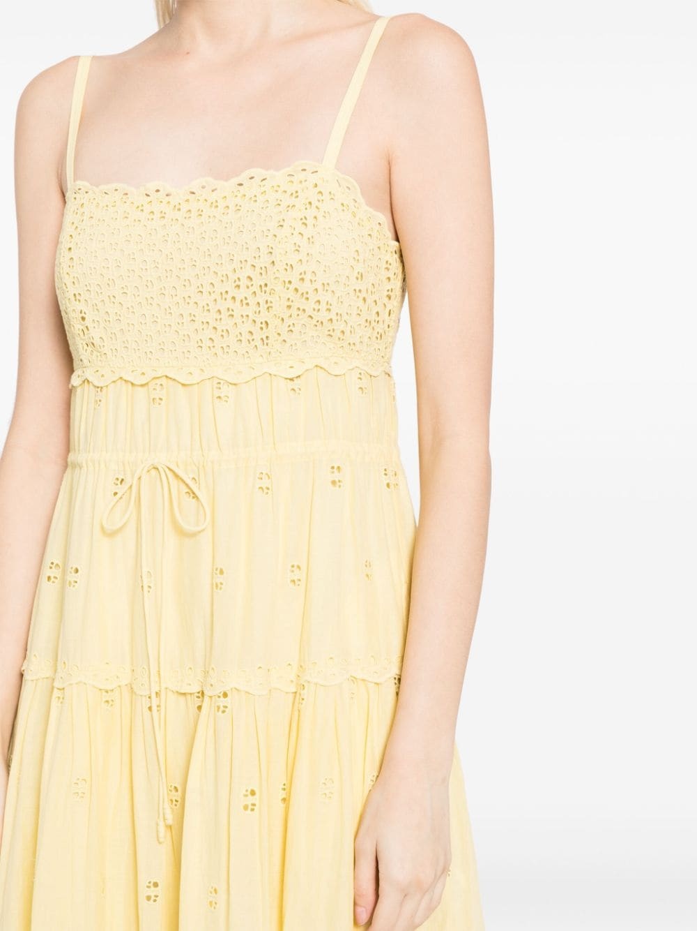 Isadore broderie-anglaise midi dress - 5