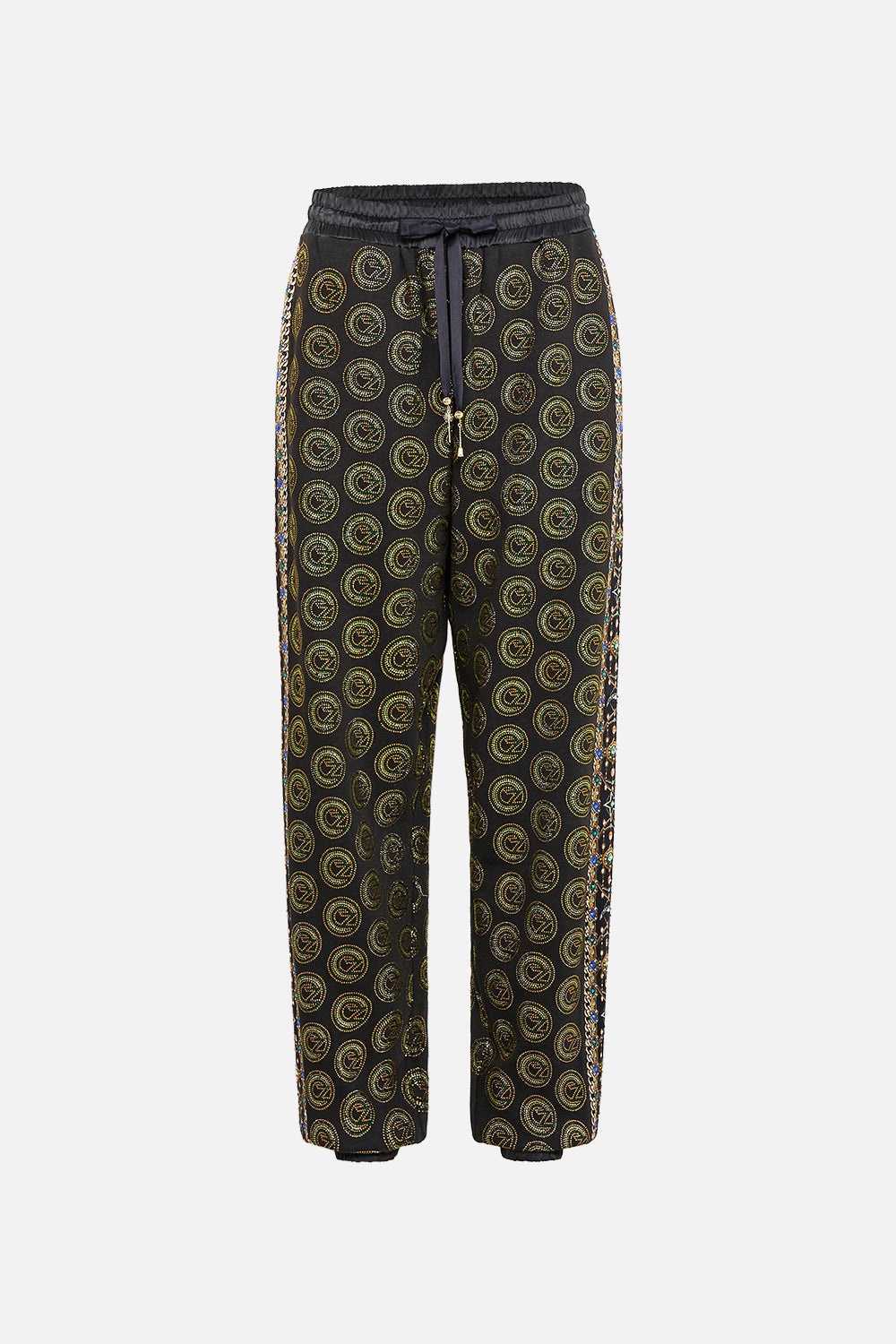 JERSEY TRACK PANT WITH SIDE PANELS - 1