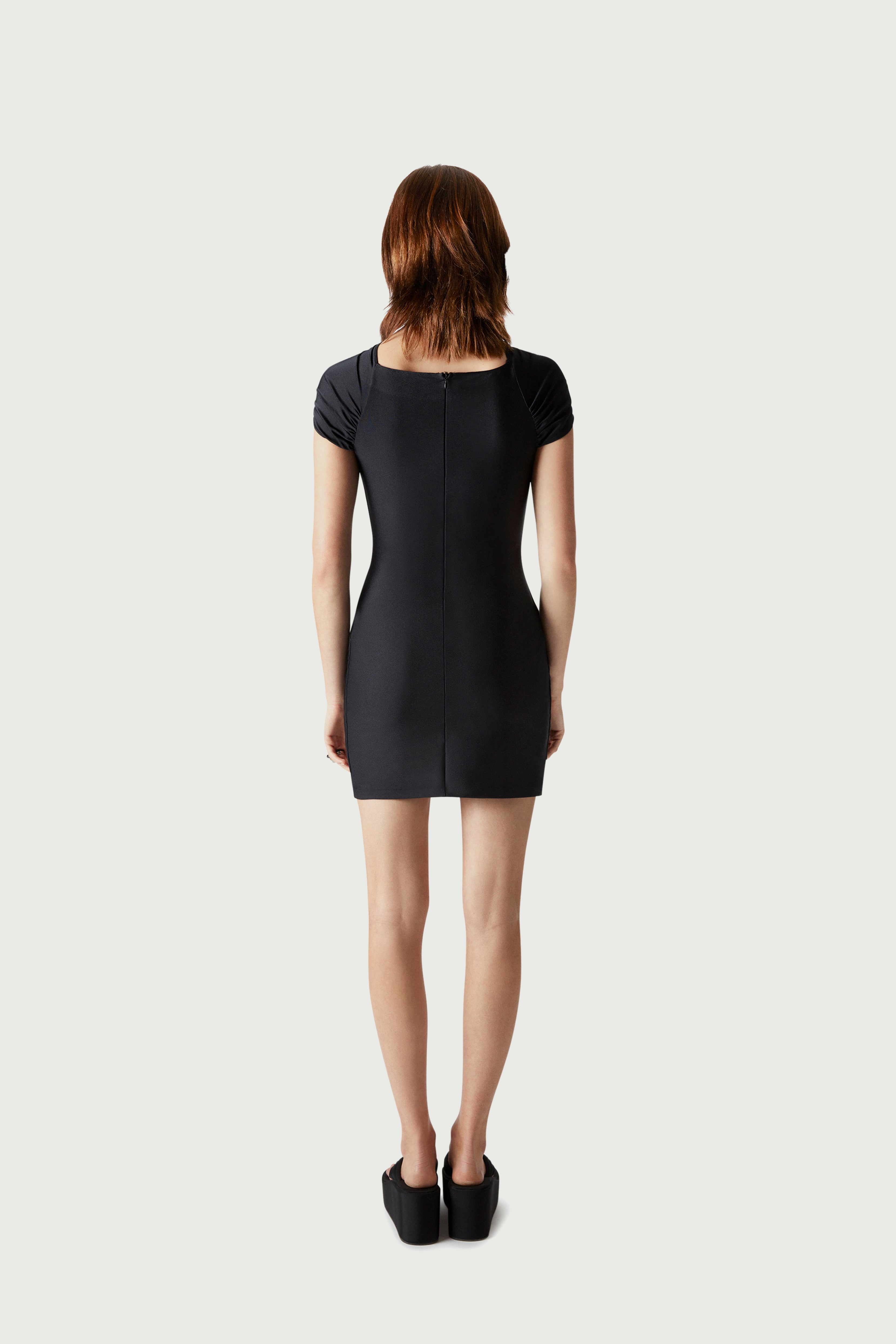 Cut-Out Jersey Dress - 4