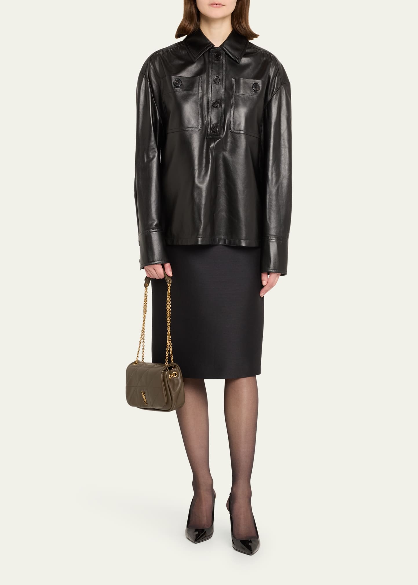 Jamie 4.3 Mini Patchwork Leather Shoulder Bag - 5