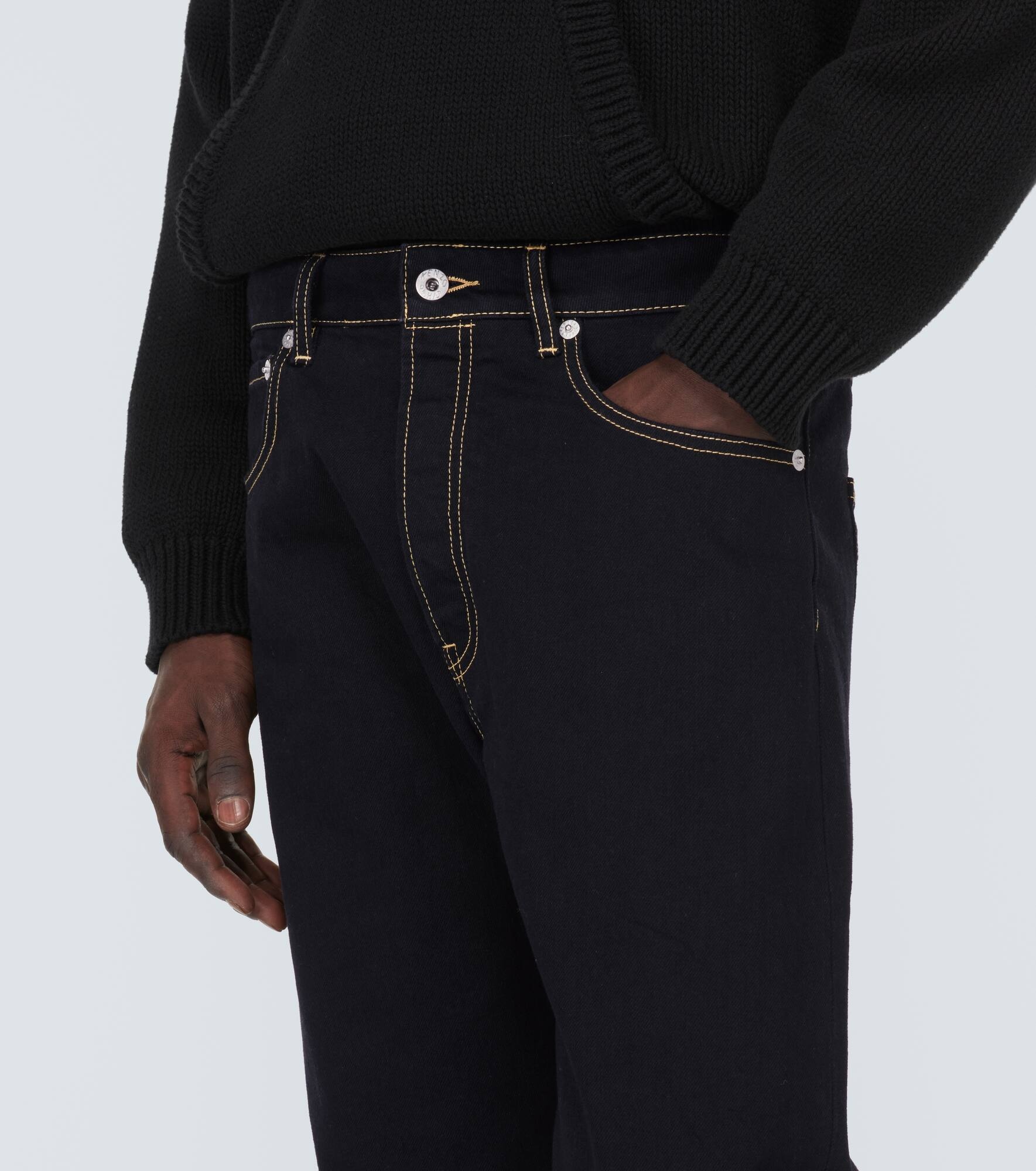 Bara mid-rise straight jeans - 5
