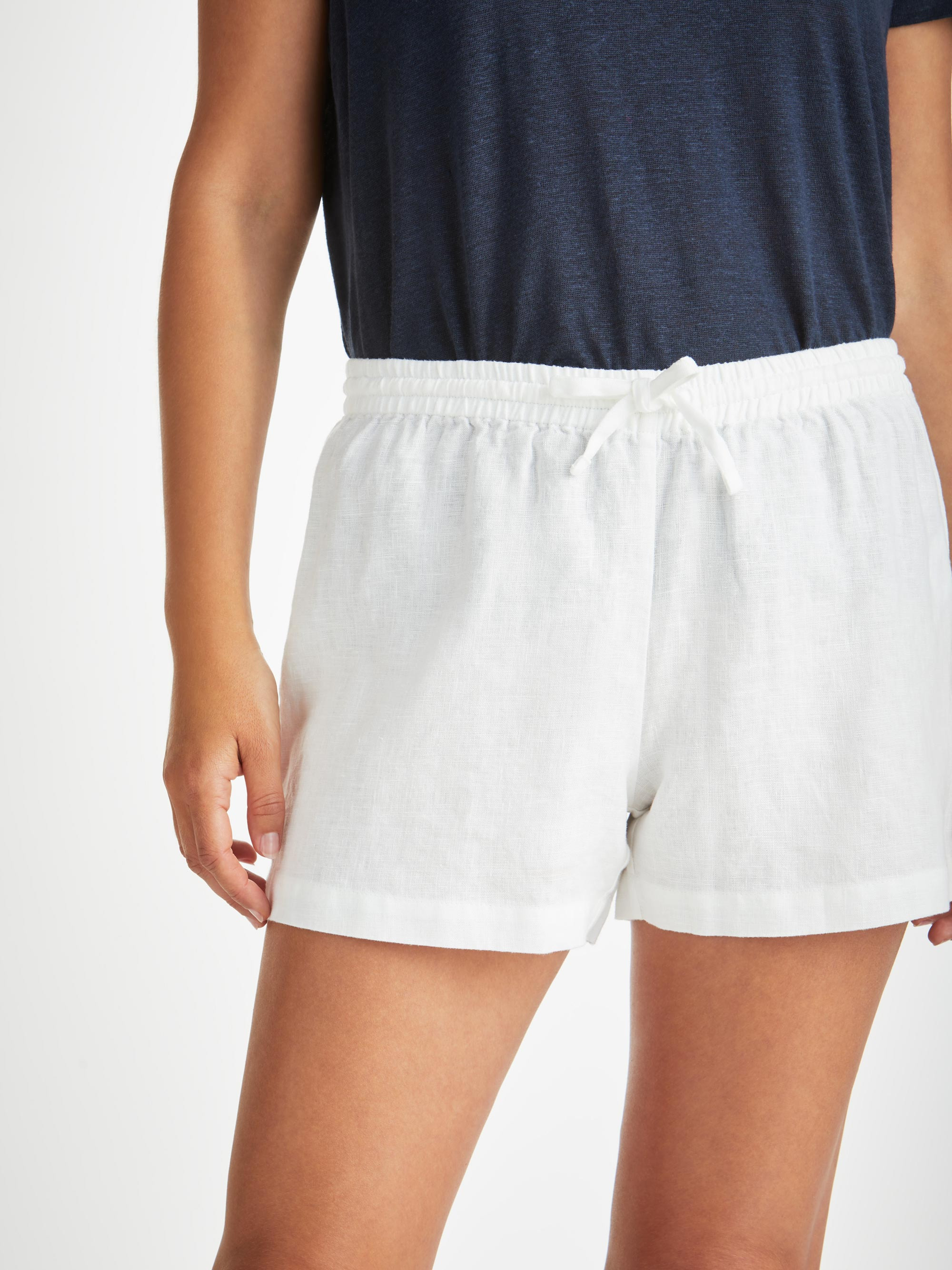 Women's Shorts Vienna Linen White - 2