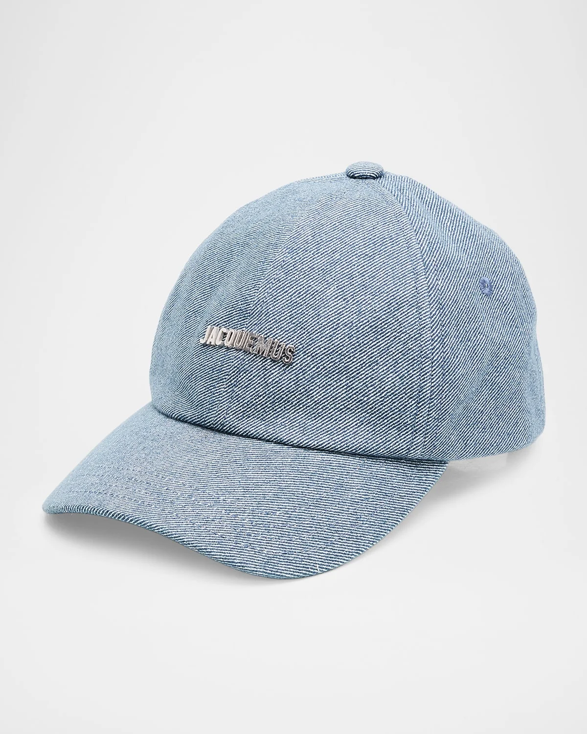 Men's The Gadjo Metal-Logo Denim Six-Panel Baseball Cap - 1