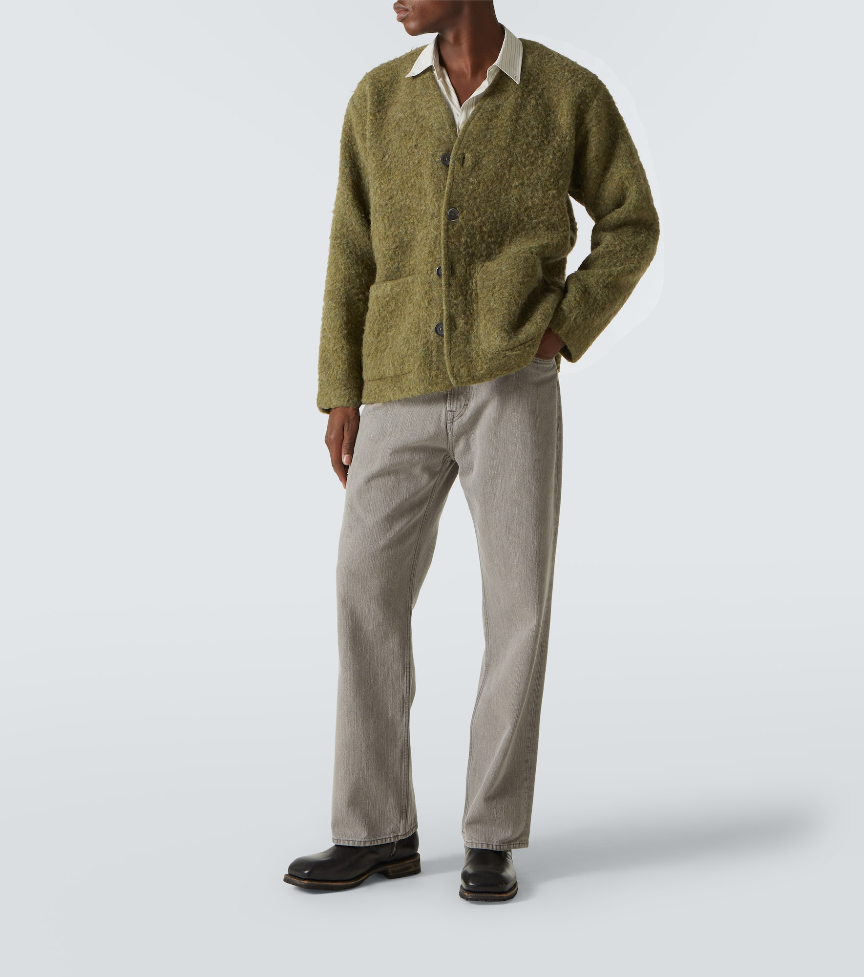 Brushed cardigan - 2
