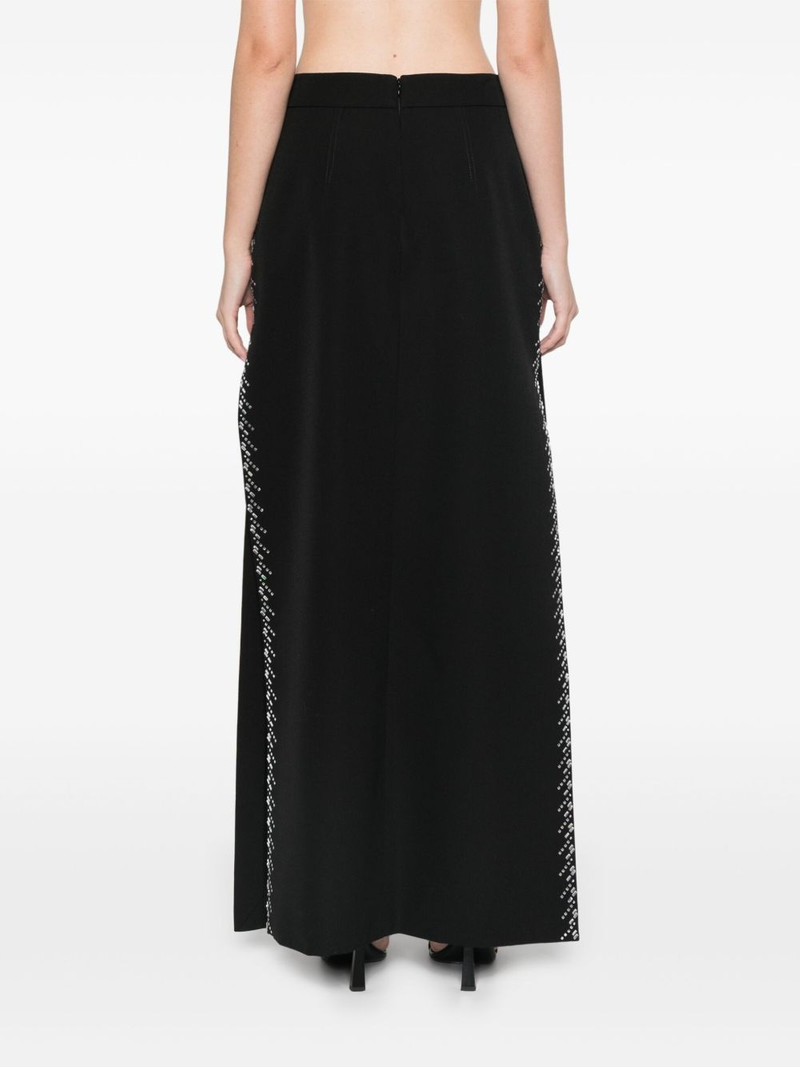 rhinestone-embellished maxi skirt 4