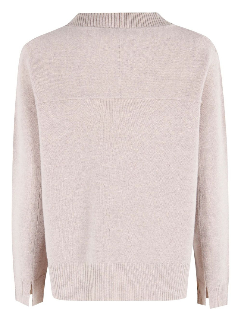 Maison Kitsuné V-neck merino-wool sweater outlook