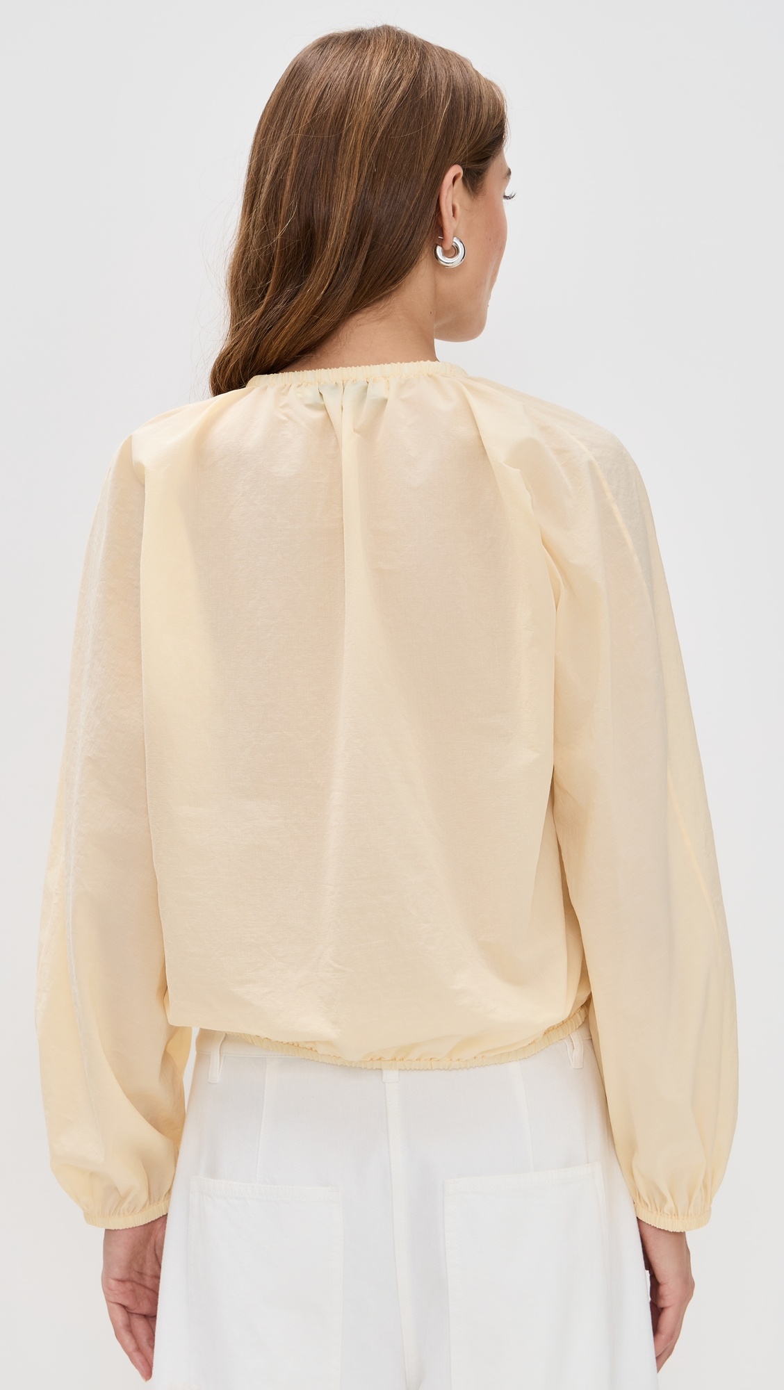Wendy Top in Tech Poplin - 2
