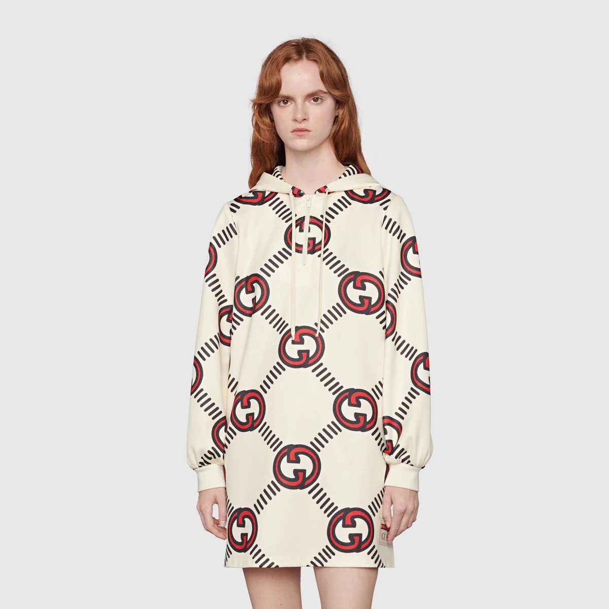Interlocking G technical jersey dress - 3