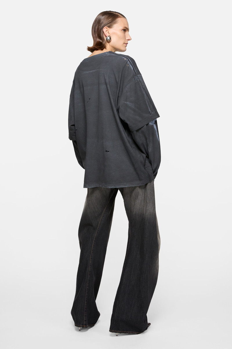 Layered logo t-shirt - Black 3