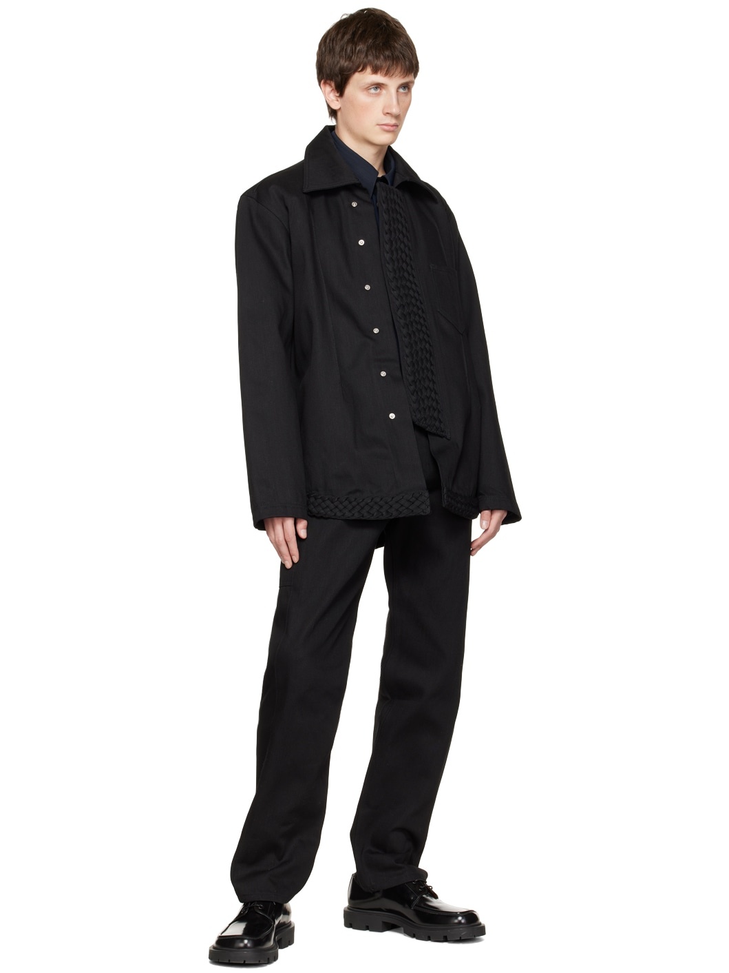 NAMACHEKO Black Zanyan Jeans | ssense | REVERSIBLE