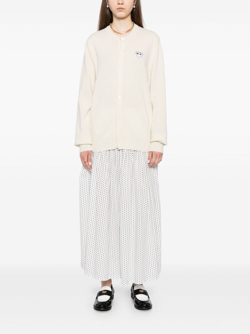 Comme des Garçons PLAY wool cardigan outlook