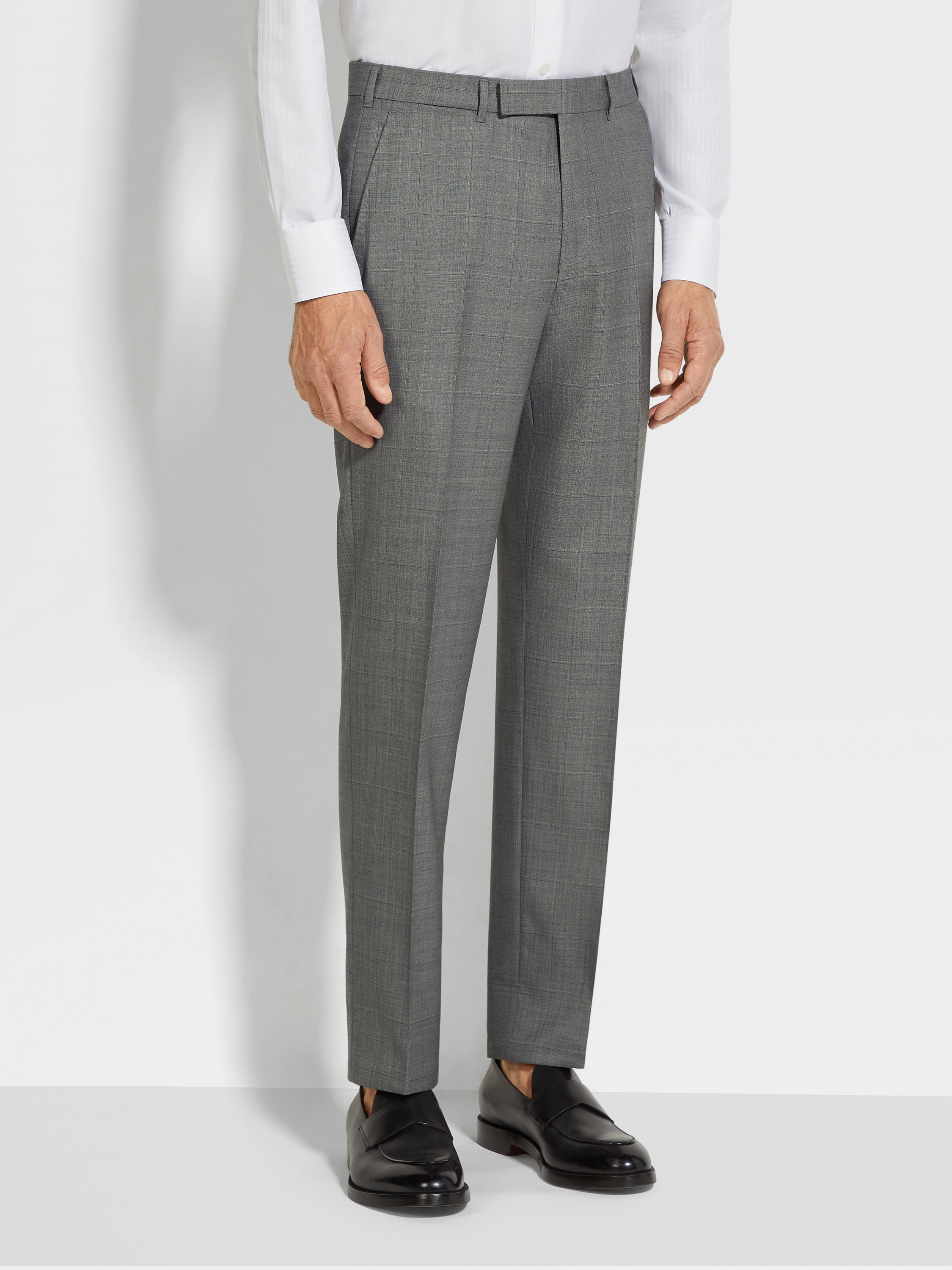 GREY CENTOVENTIMILA WOOL SUIT - 5