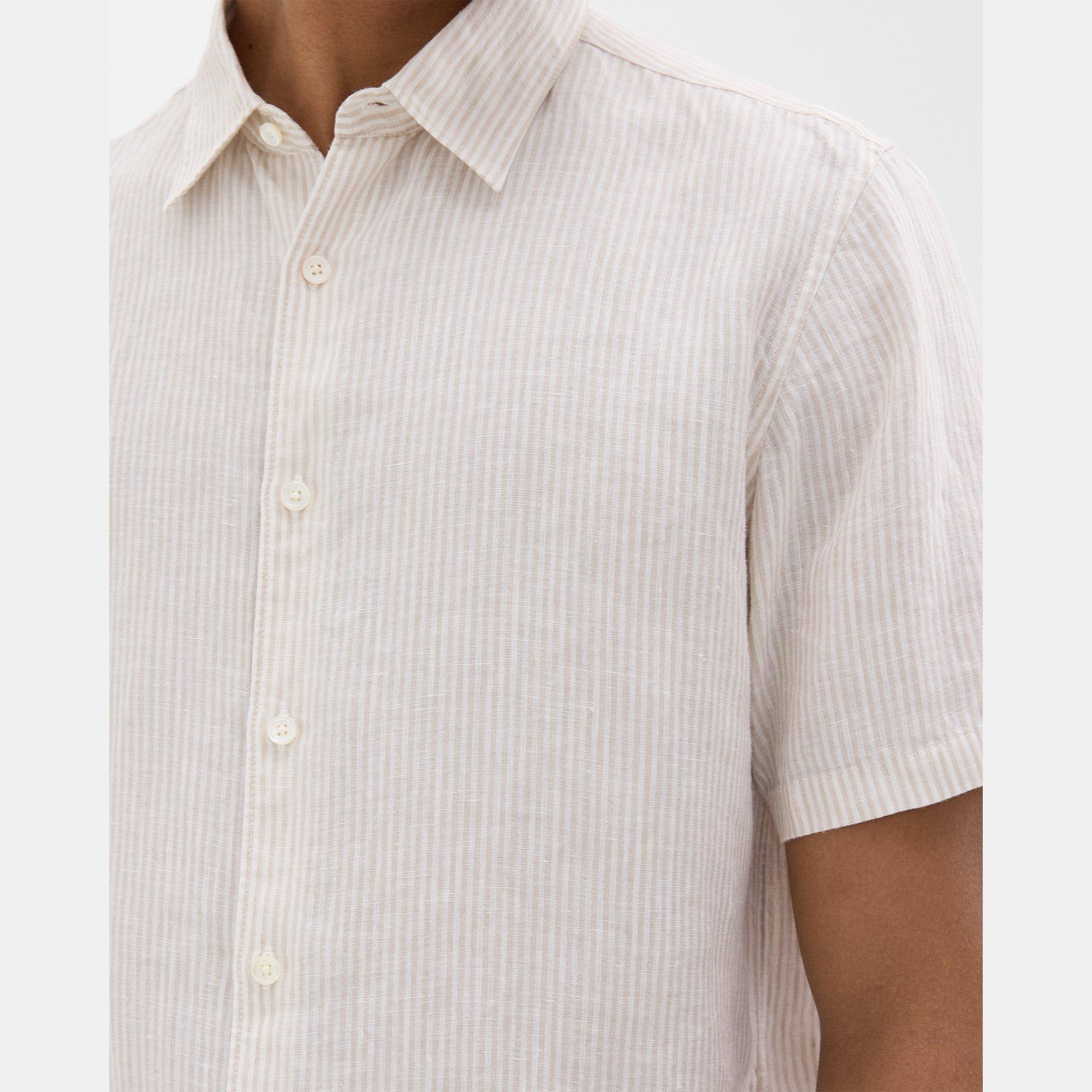 Irving Short-Sleeve Shirt in Relaxed Linen - 5