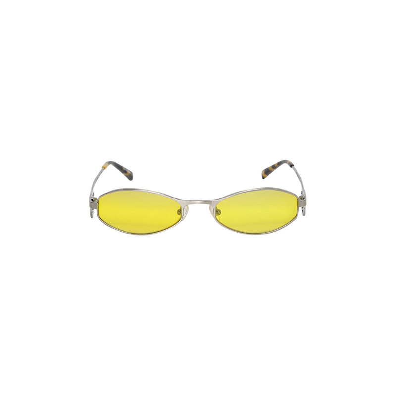 Marine Serre x Vuarnet Swirl Frame Oval Sunglasses 'Yellow' - 1