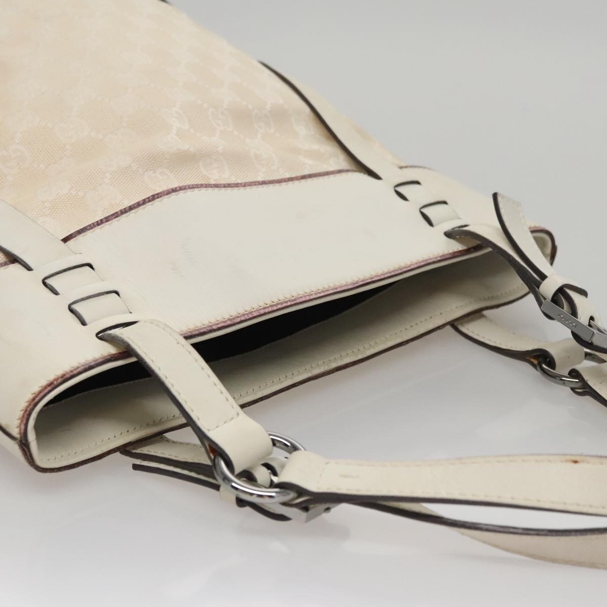 GUCCI GG Canvas Tote Bag White - 6