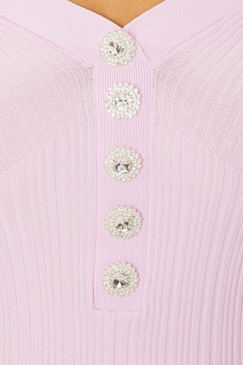 Ribbed Knit Mini Dress - 4