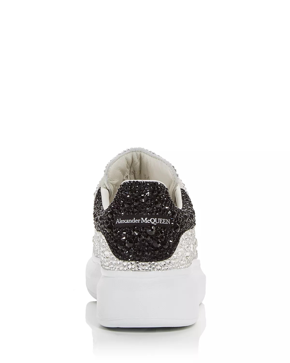 Women's Oversized Crystal Low Top Sneakers - 5