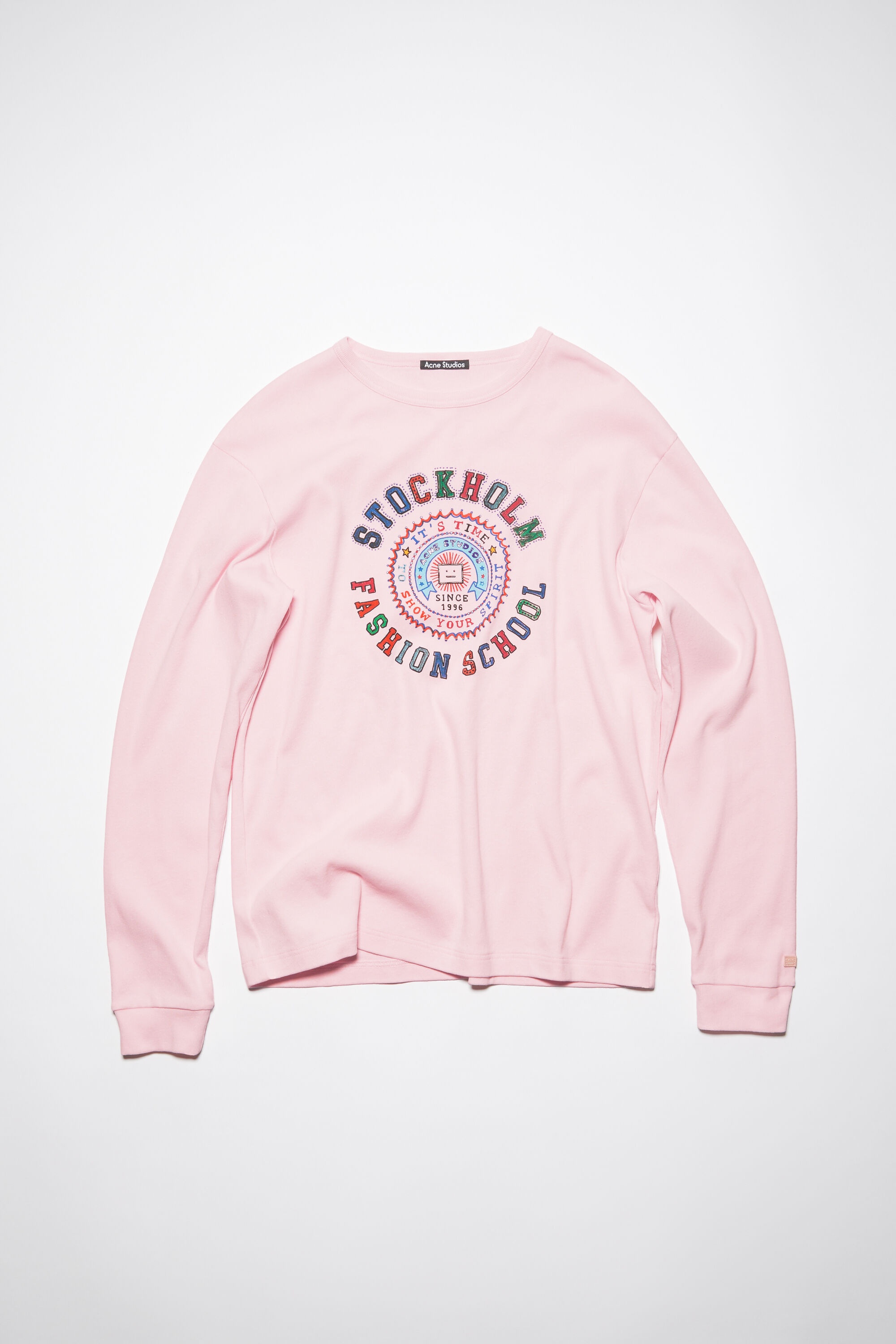 【ACNE STUDIOS】 Printed long sleeve top Acne Studios - Printed long sleeve top - Light grey