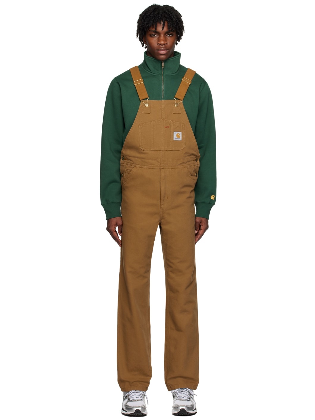 Carhartt Brown Bib Overalls