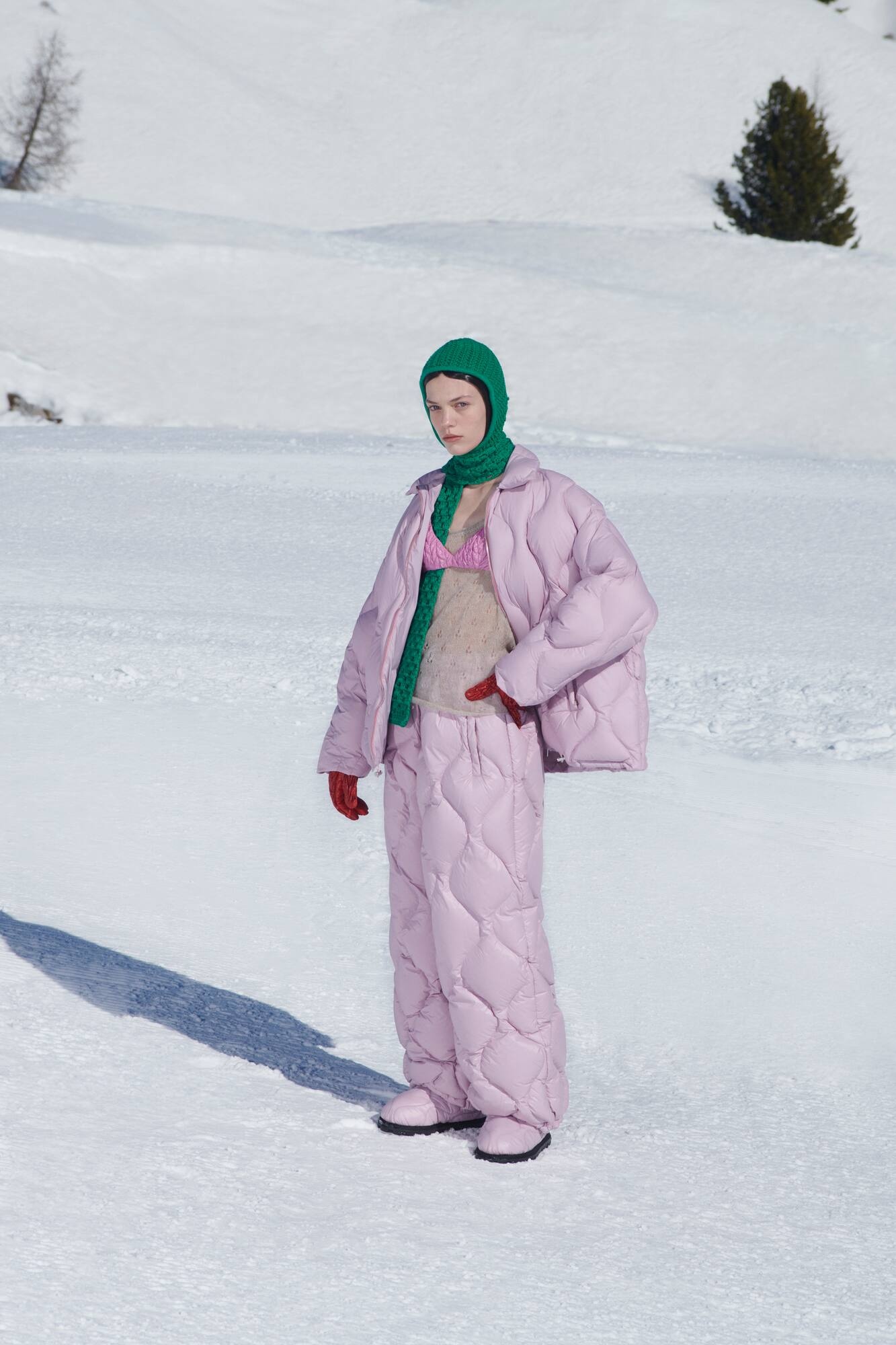 Quilted down jacket - 6