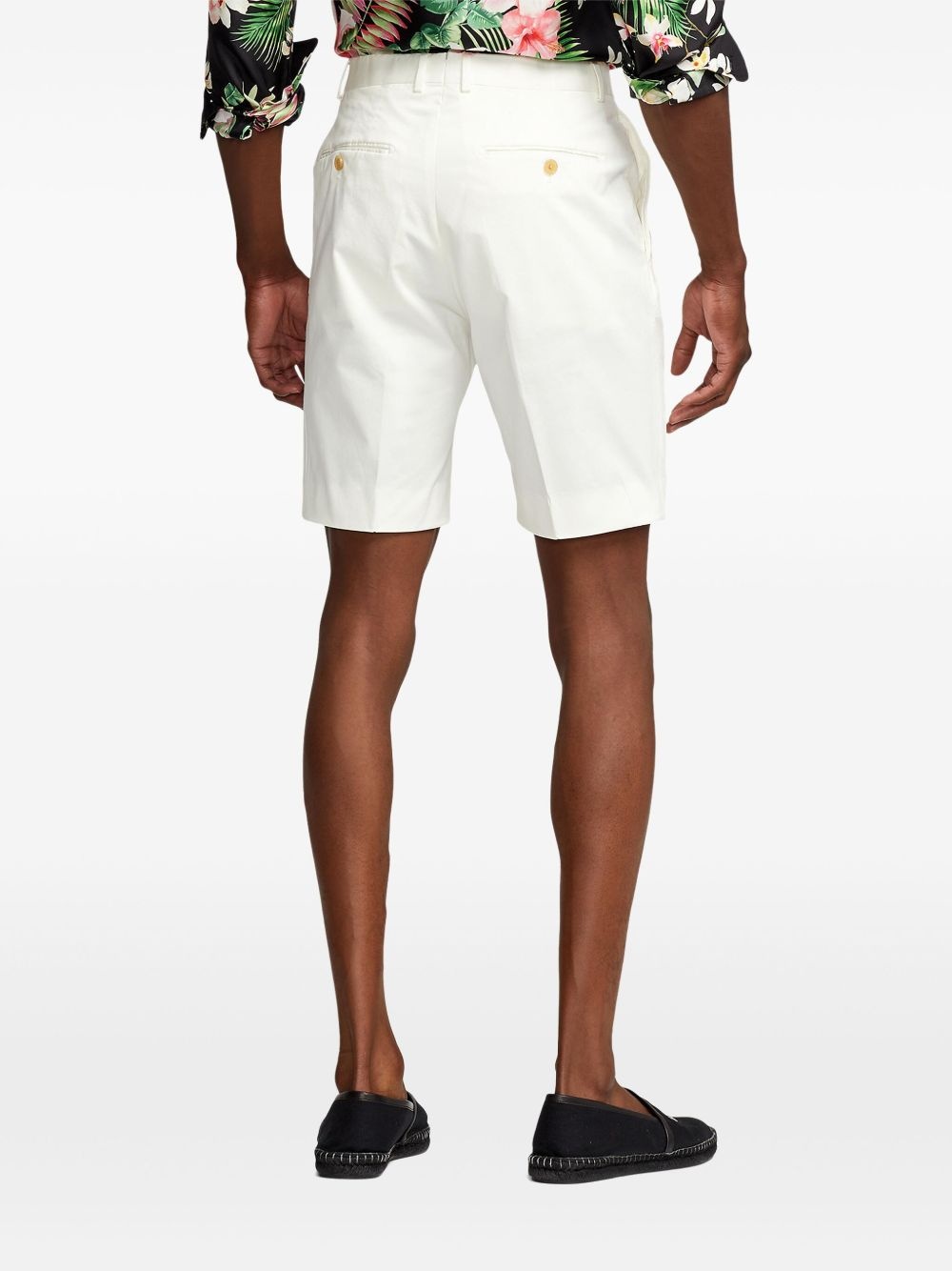 stretch-cotton bermuda shorts - 5