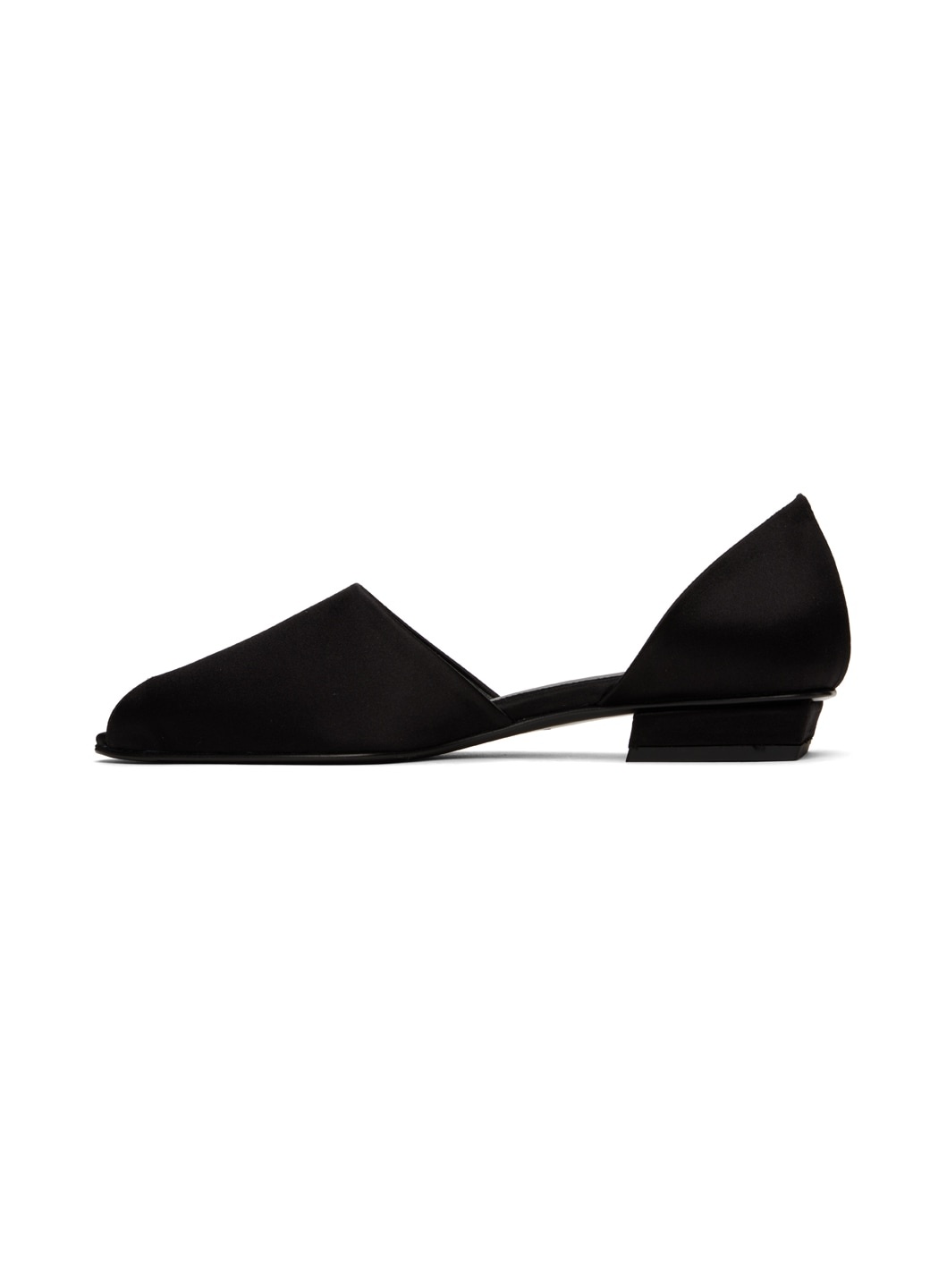 Black 'The Peep-Toe' Slippers - 3