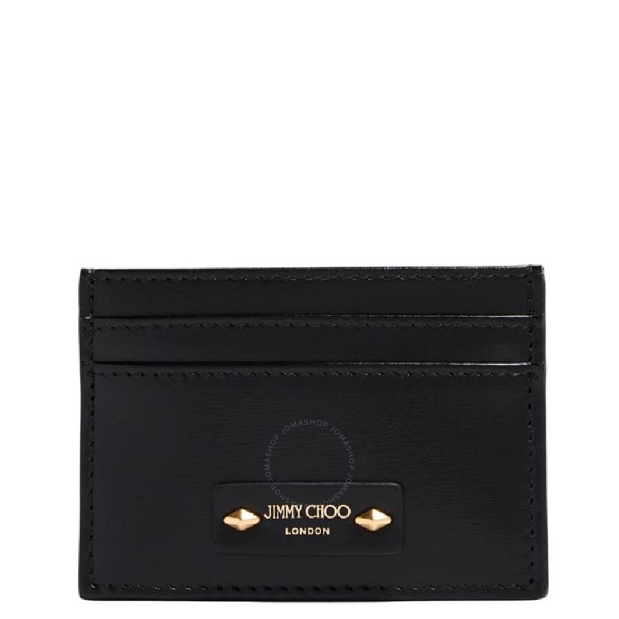 Jimmy Choo Embossed Logo Leather Card Case - 1