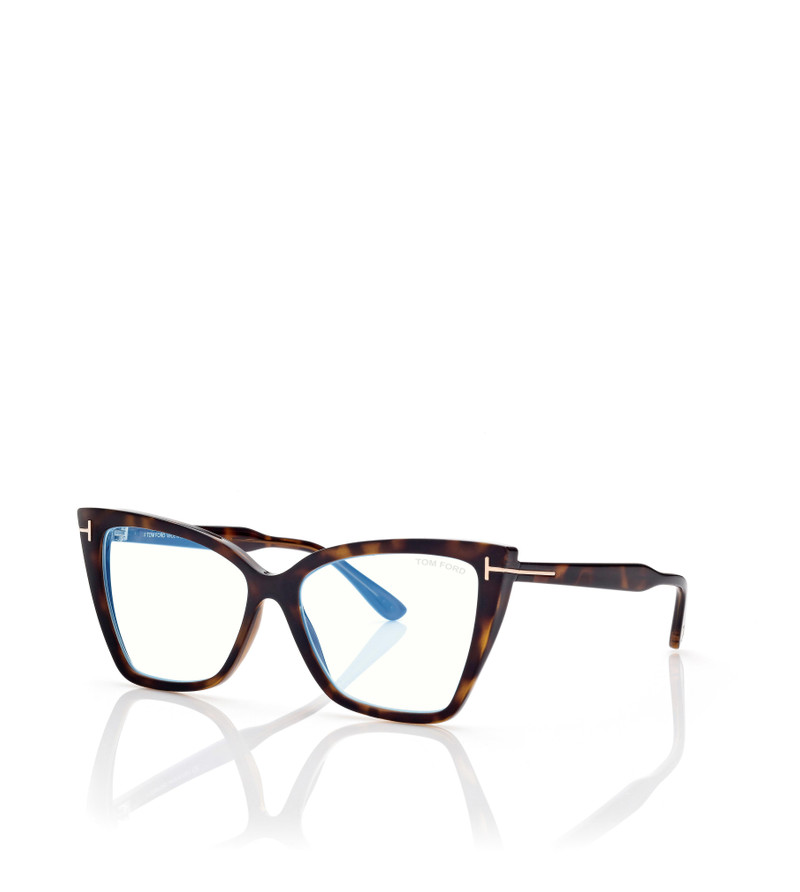 BLUE BLOCK SQUARE CAT EYE OPTICALS 5