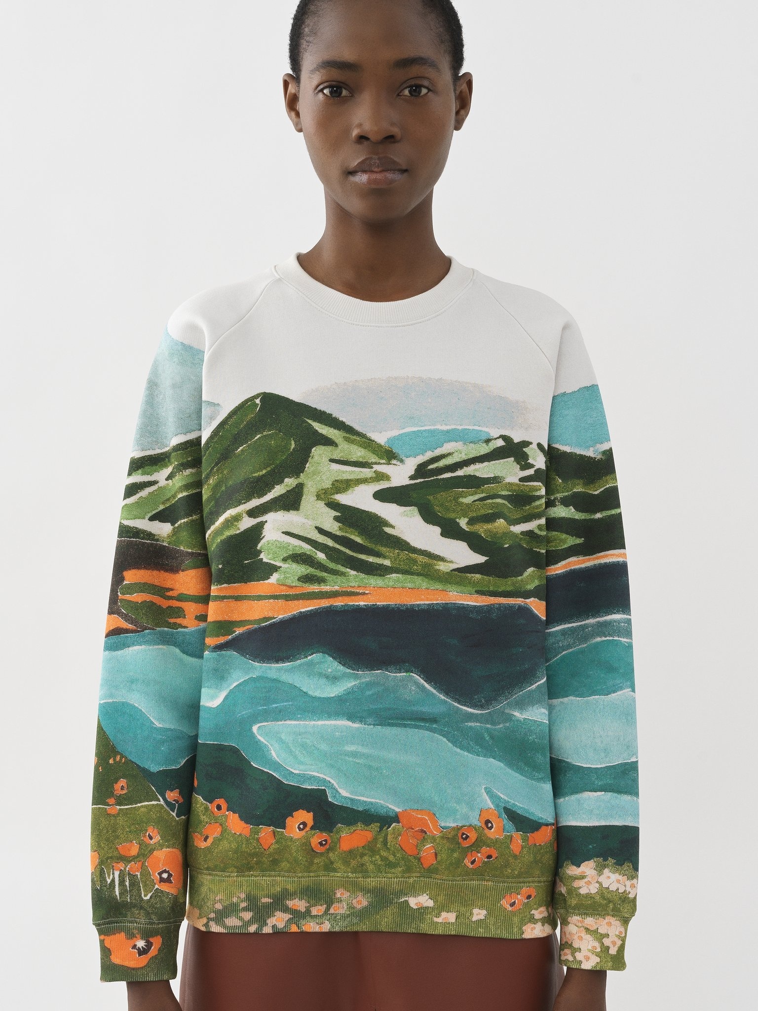 POPPY PRINTED SWEATER - 2
