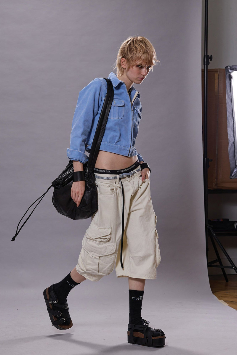 R13 CROPPED RIDER JACKET outlook
