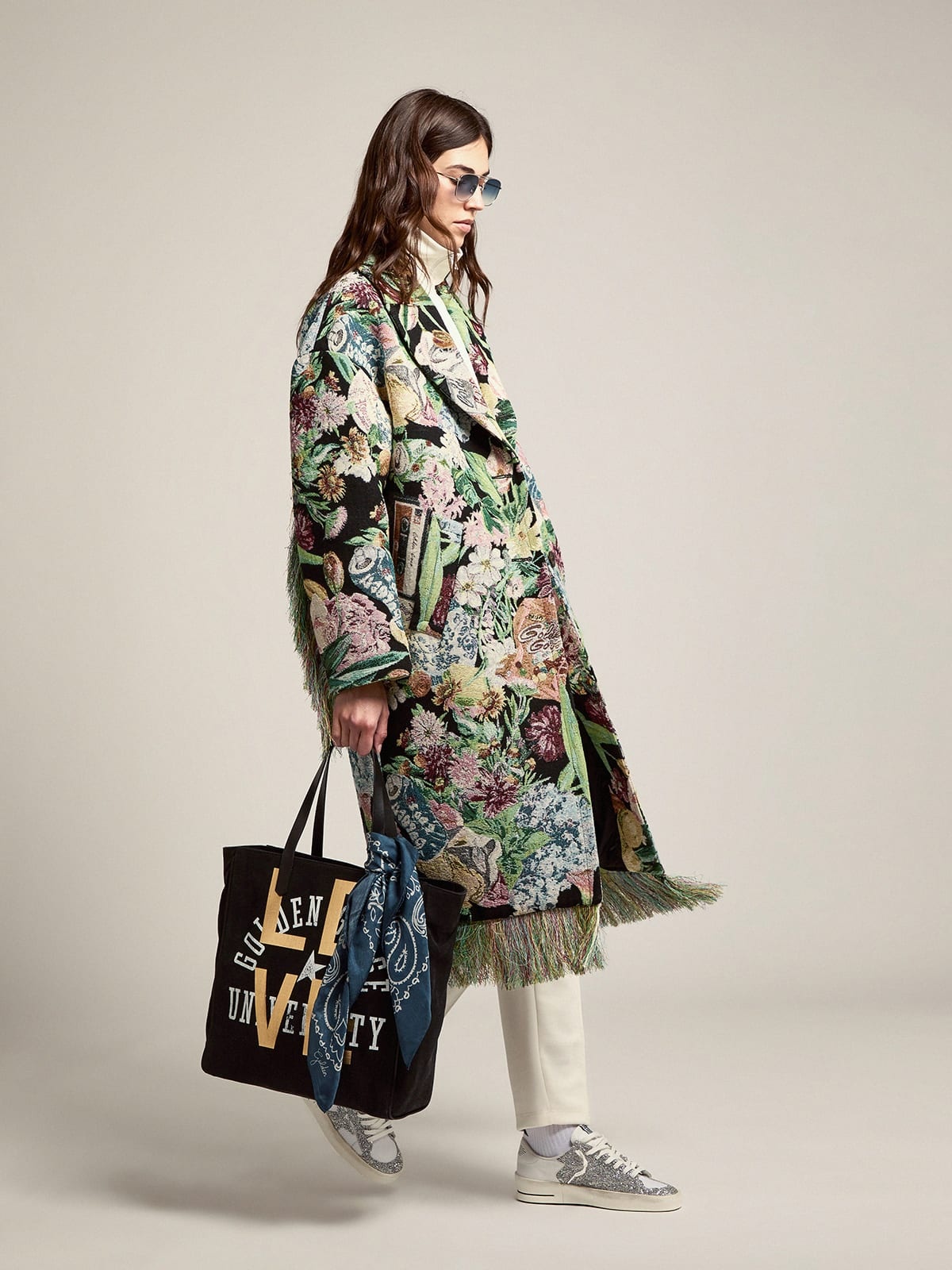 North-South California Bag with ''Love'' print - 3