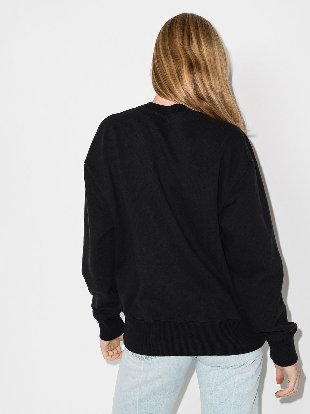 Slashed Base Collage School crew-neck sweatshirt - 3