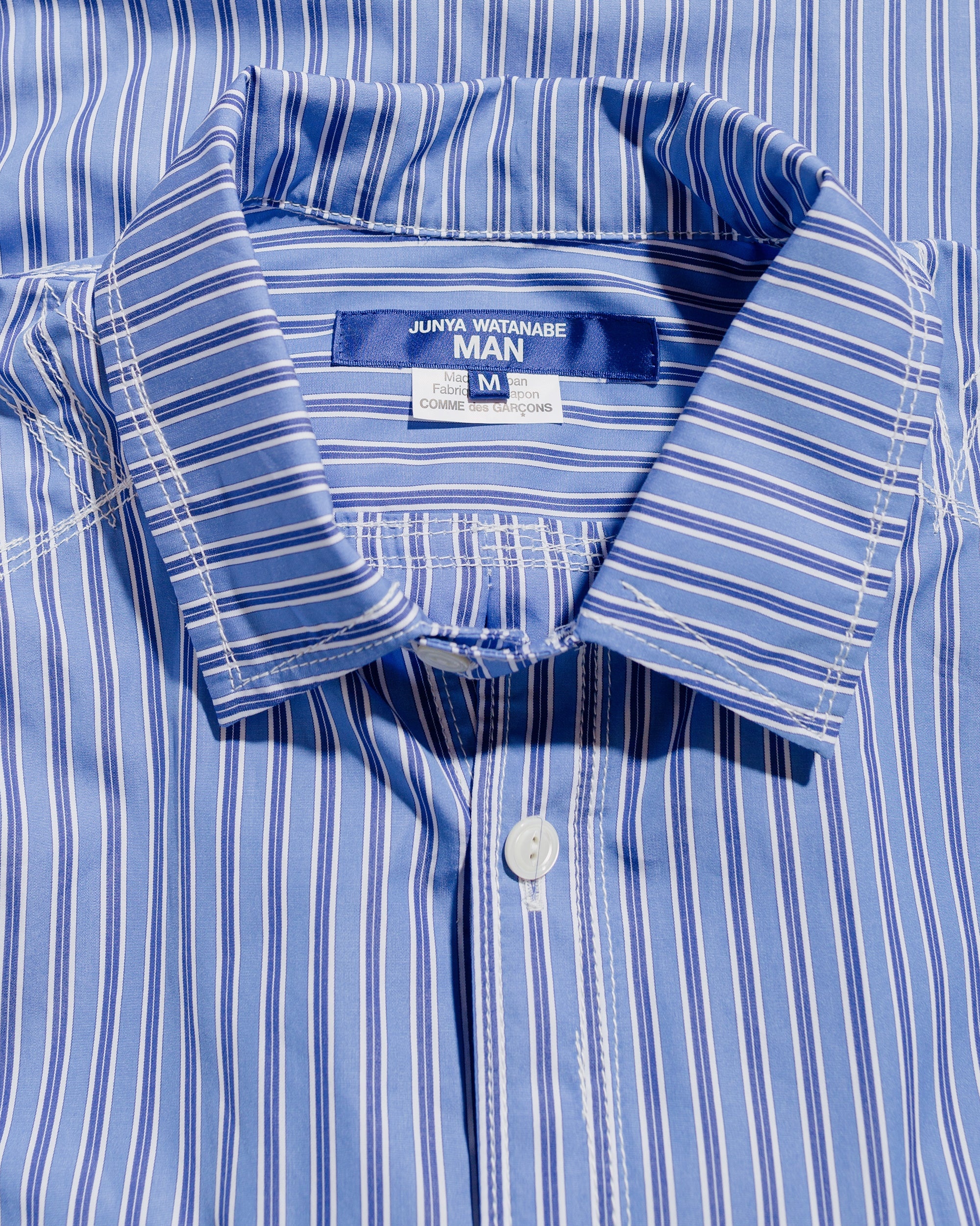 Stitch Stripe Shirt Blue - 5