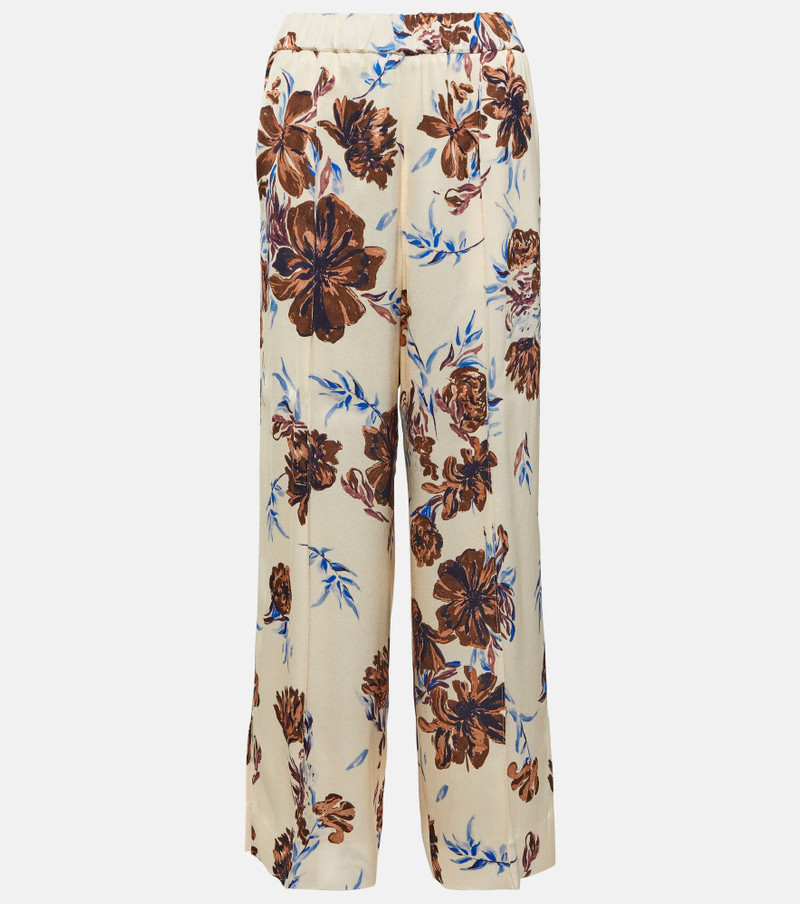 floral-print wide-leg trousers 1