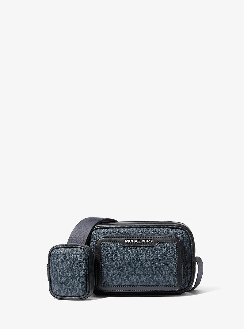Cooper Signature Logo Camera Crossbody Bag With Pouch - 1