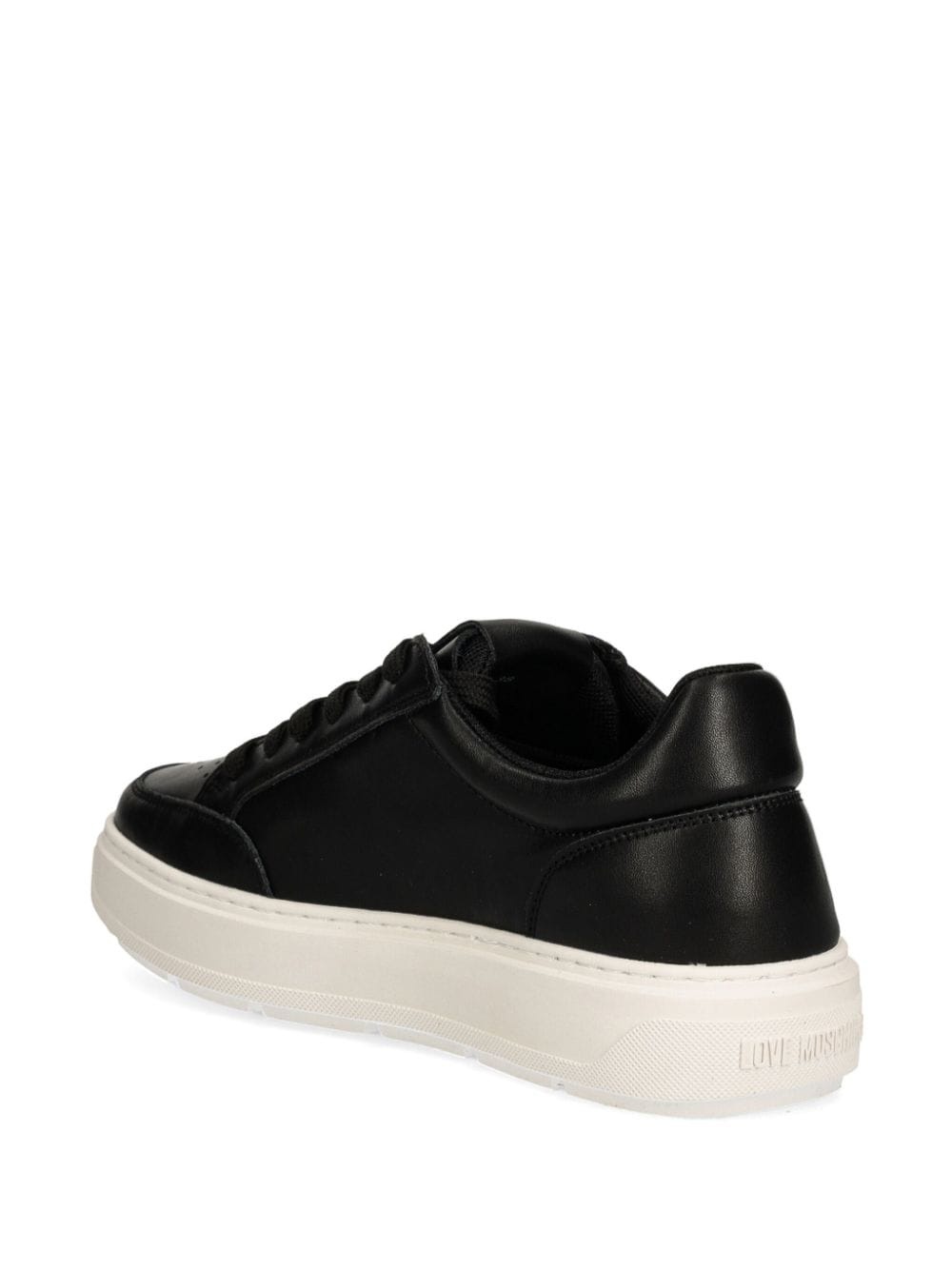 logo lettering lace-up trainers - 3