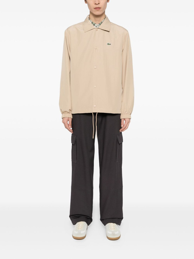 LACOSTE logo-embroidered jacket outlook