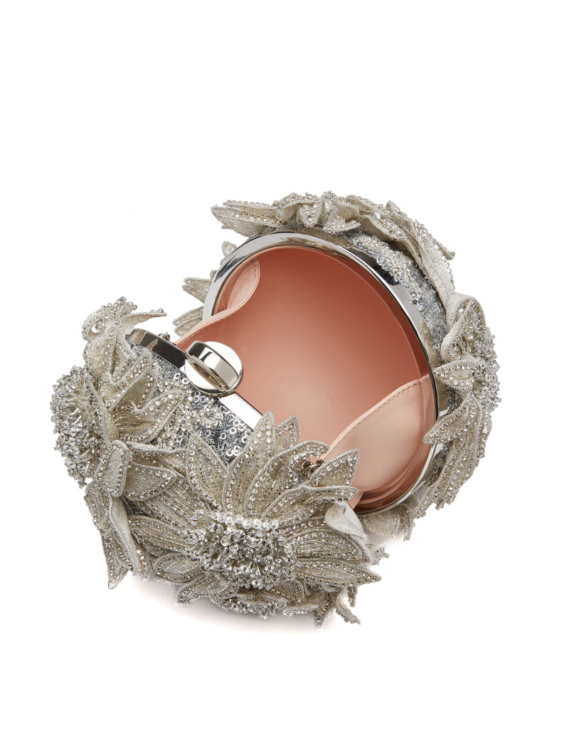 SUNFLOWER CRYSTAL EMBROIDERED BILLIARD BAG 3