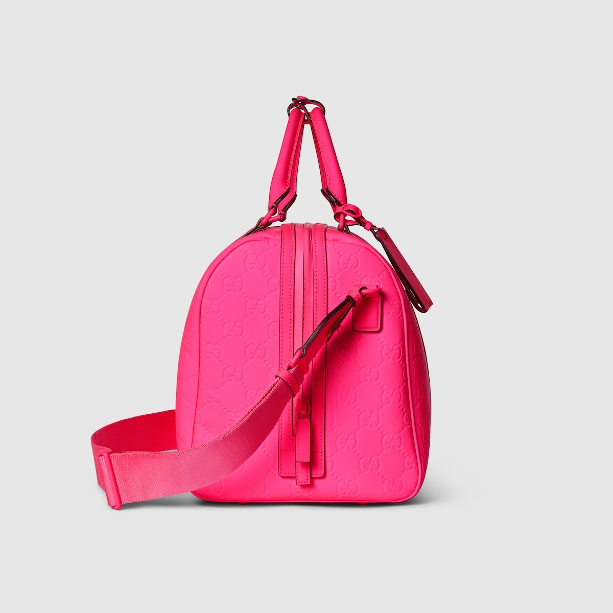 GG rubber-effect medium duffle bag - 5