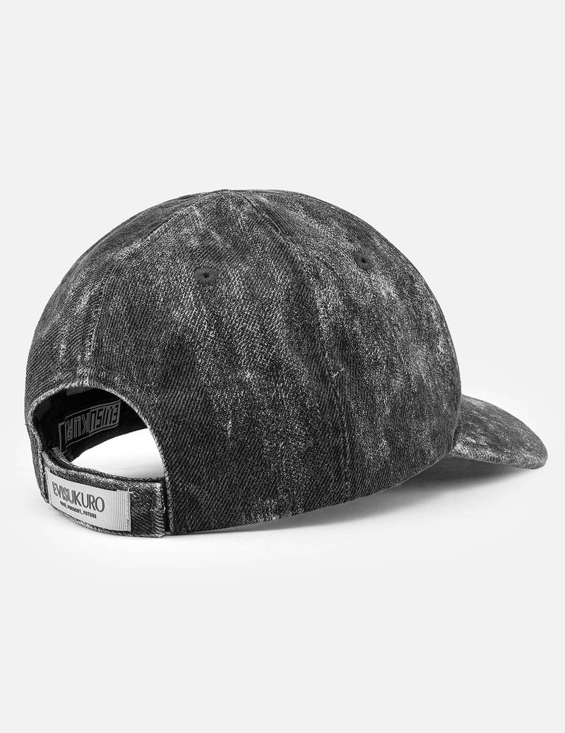 EVISUKURO Label Washed Cap 4