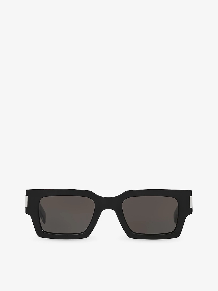 YS000468 rectangle-frame acetate sunglasses - 1