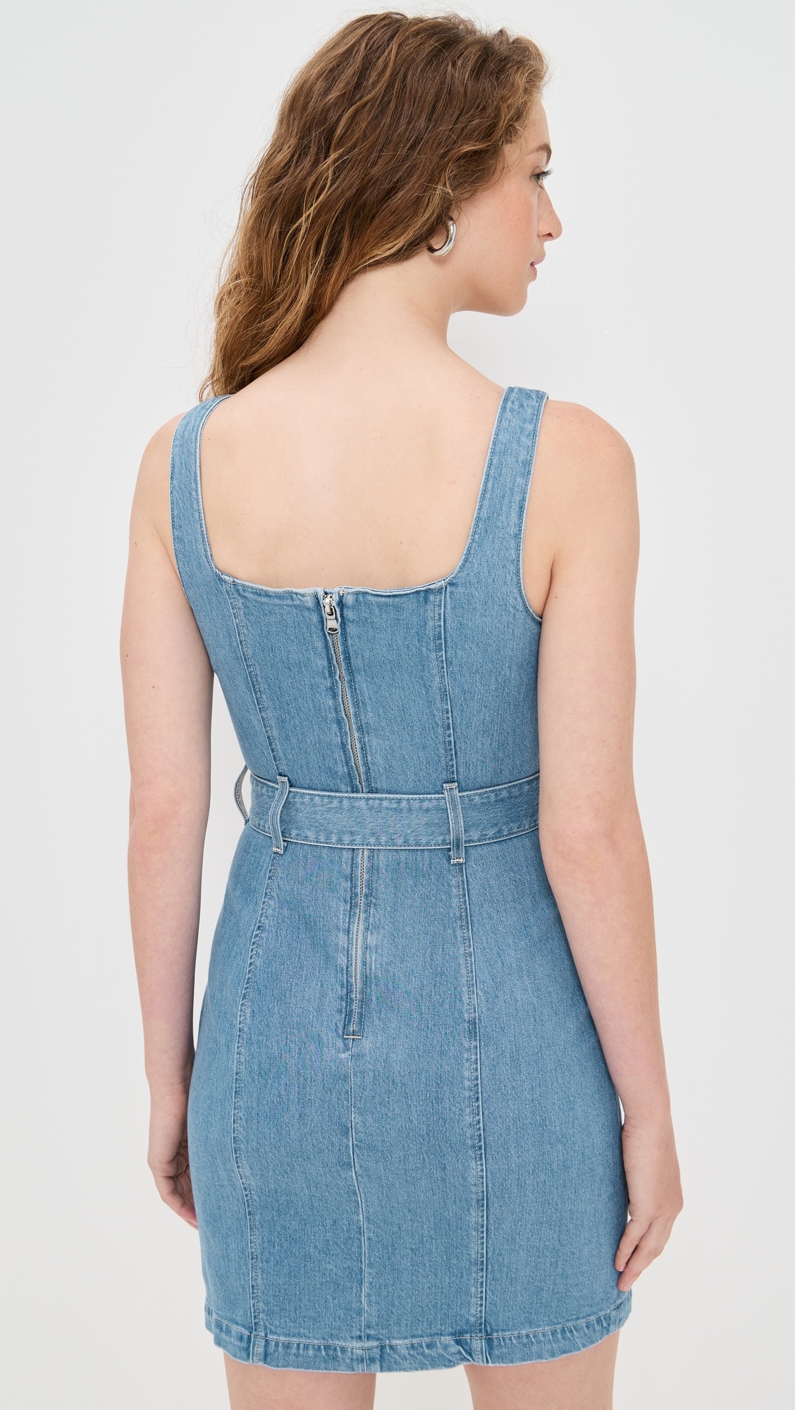 Button Front Tank Dress - 2