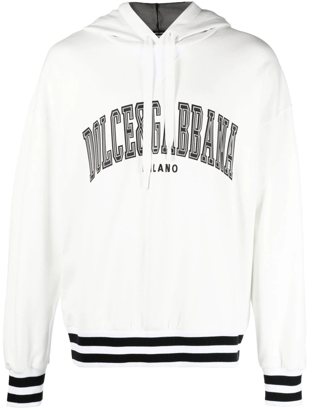 logo-appliqué varsity hoodie - 1